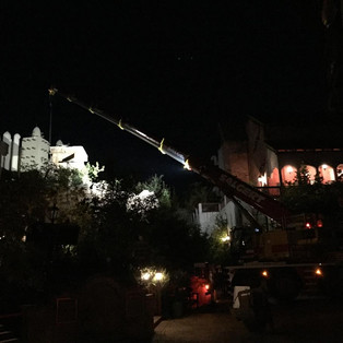Heben von Anlagenelementen in Phantasialand Brühl