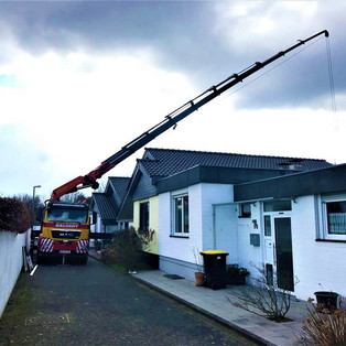 Heben eines Glasbocks mit dem PK 92