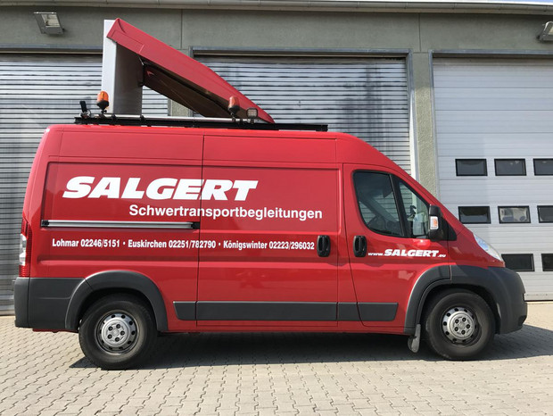 Salgert BF 3 Schwertransport-Begleitfahrzeug: Fiat Ducato