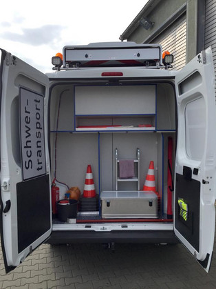 Salgert BF 3 Schwertransport-Begleitfahrzeug: Fiat Ducato