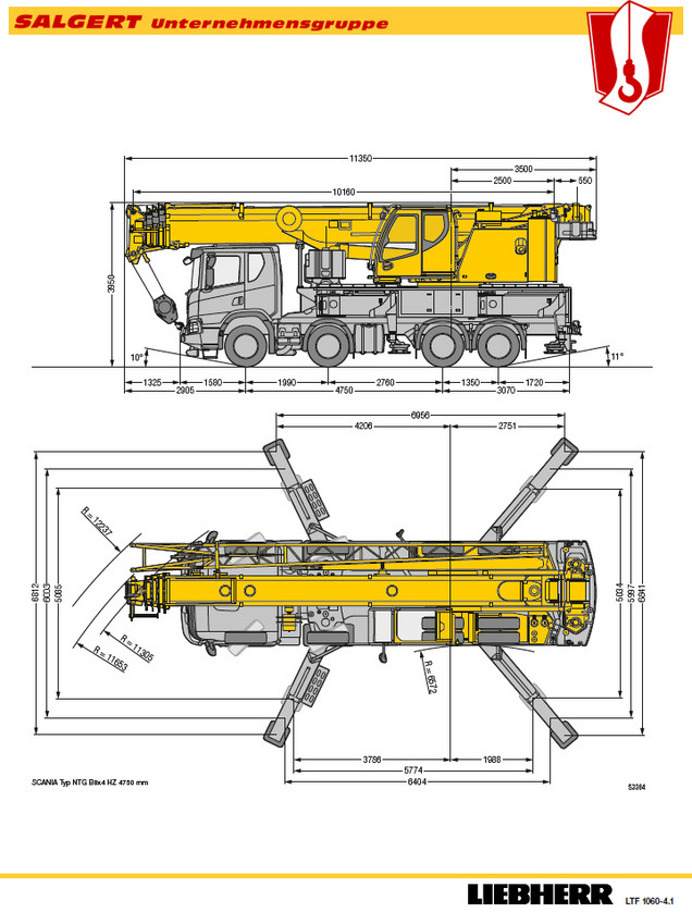 Salgert Kranverleih: Teleskop-Autokran LTF 1060-4.1