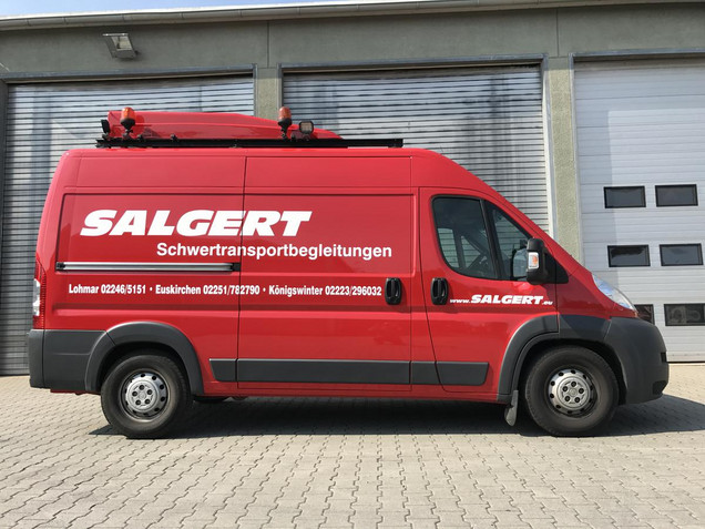 Salgert BF 3 Schwertransport-Begleitfahrzeug: Fiat Ducato