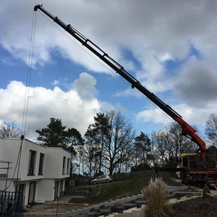 PK 92000 beim Heben von Glasscheiben