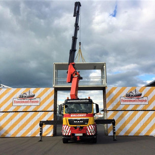 Heben von Raummodulen mit dem PK 92000