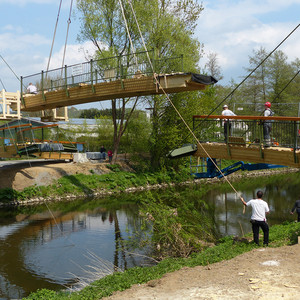 Montage von Brückenelementen, Lohmar-Wahlscheid
