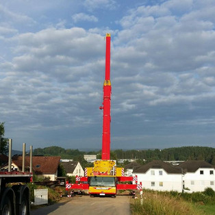 Heben von Rohren mit dem LTM 1160