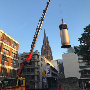 Heben von Lüftungselementen mit dem PK 92